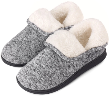 VONMAY Women's Fuzzy Slippers Booties Indoor Outdoor House Shoes