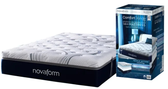 Novaform 14” ComfortGrande Advanced Gel Memory Foam Mattress