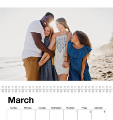 Photo Gallery Wall Calendar