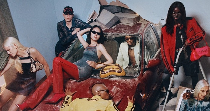 How to Pull Off Diesel's 'Anti-Fashion' Aesthetic Without Looking Costume-y