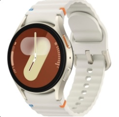 Samsung Galaxy Watch7 40mm Bluetooth and WiFi Aluminum Smart Watch, Cream