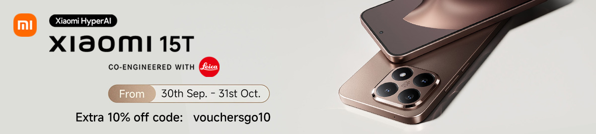 Extra 10% off Xiaomi 15T