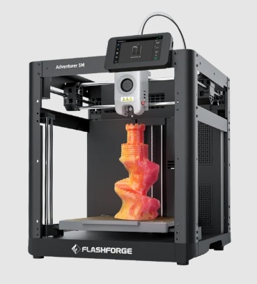 Flashforge Adventurer 5M 3D Printer, 600mm/s High Speed, Beginner-friendly