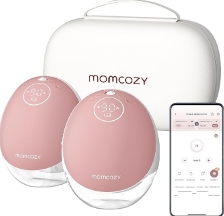 Momcozy M9 Wearable Pump: App-Enabled, Multi-Modes & 15 Levels Personalized Pumping for The Modern Mom