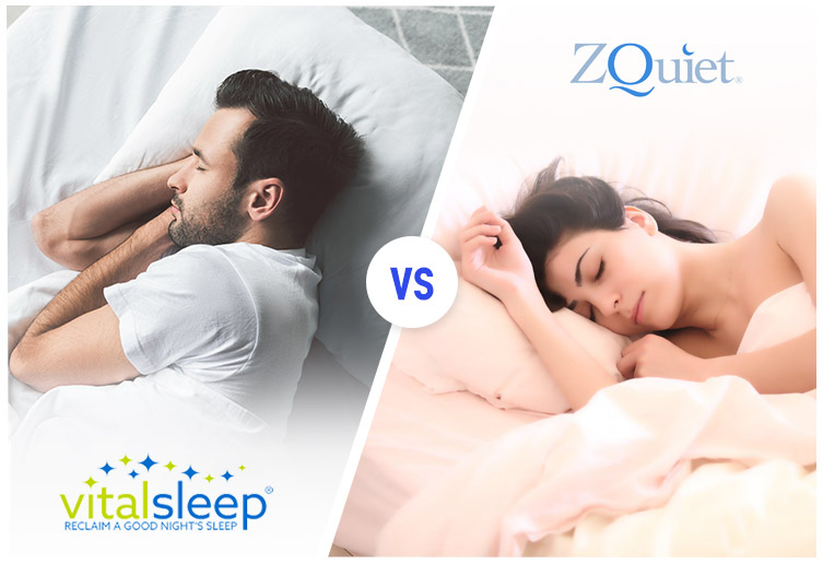 Ultimate Comparison: ZQuiet® vs VitalSleep® for Effective Snoring Relief and Better Sleep