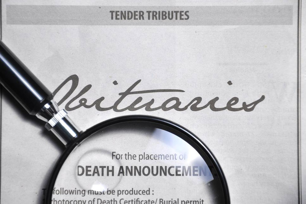 Free Online Guides to Finding Obituaries Without Cost